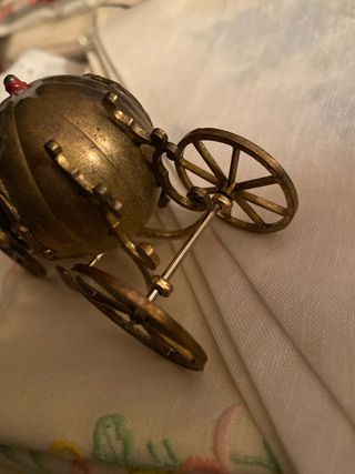 Carrozza Cenerentola in ottone