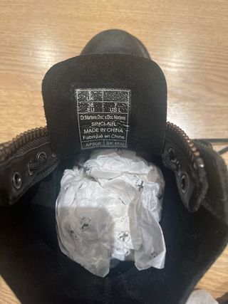 Stivali Dr. Martens Donna con Cerniera Nera