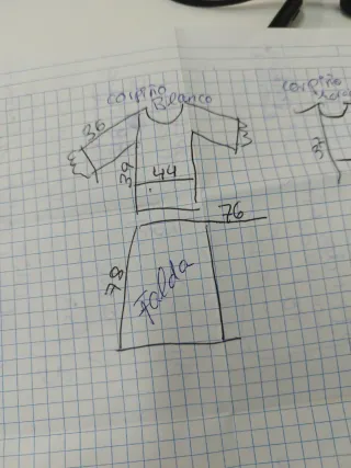 Traje de Fallera Multicolor