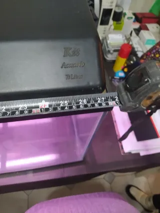 Pecera de 70 litros con accesorios