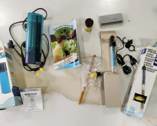 Pecera de 70 litros con accesorios