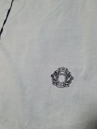 Camisa Massimo Dutti Algodón Azul