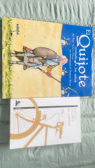 El Quijote contado para niños y El camino