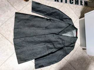 Cappotto uomo grigio tg.50 Manca l'imbottitura
