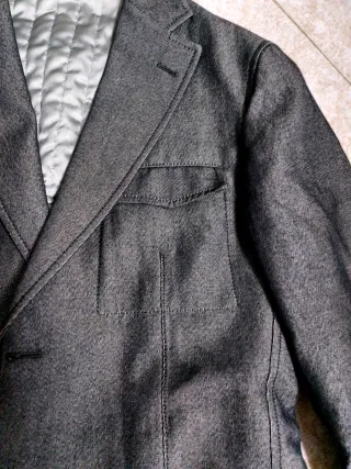 Cappotto uomo grigio tg.50 Manca l'imbottitura