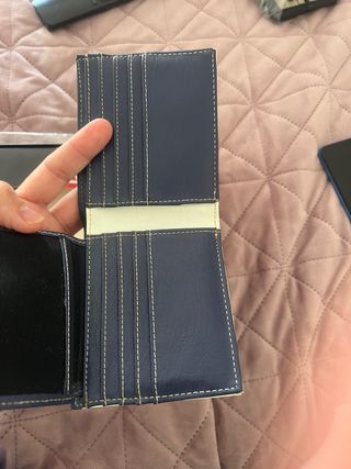 Portafoglio Diesel Nuovo Blu e Bianco