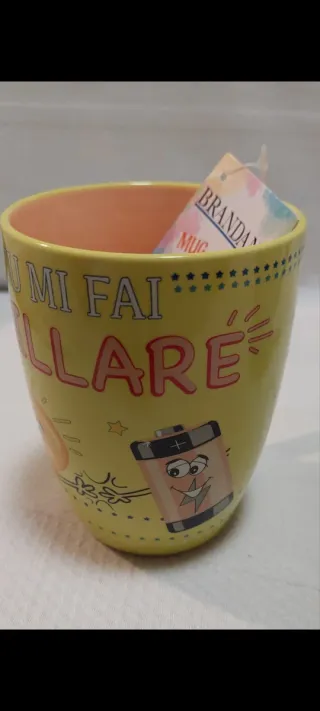 2 Tazze Mug Brandani Ceramica