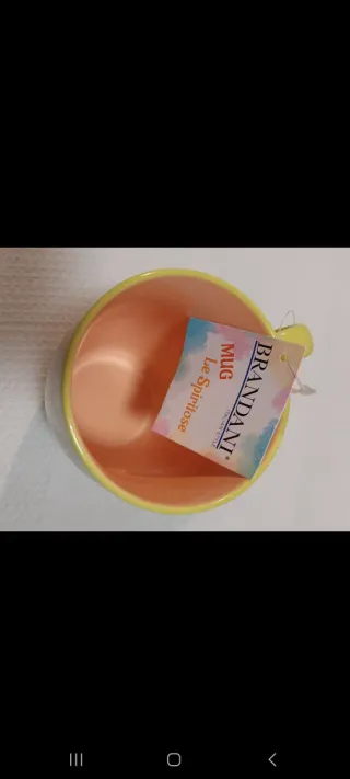 2 Tazze Mug Brandani Ceramica