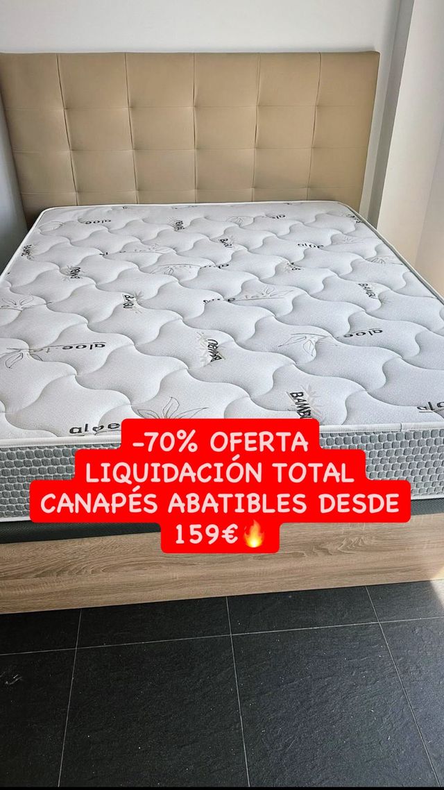 Canapé y Colchón Oferta -70%