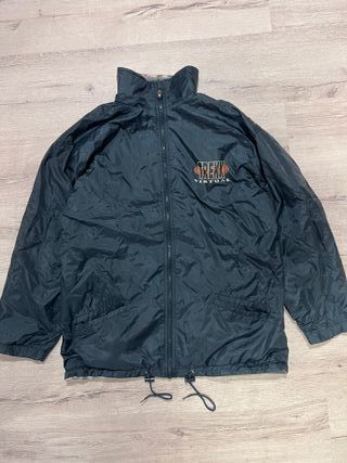 Vintage Reversible Jacket - Black Windbreaker & Az