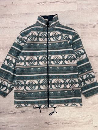 Vintage Reversible Jacket - Black Windbreaker & Az