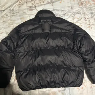 Abrigo Zara Puffer Negro Talla L