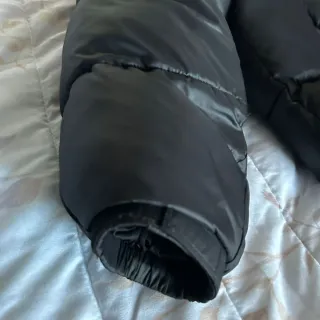 Abrigo Zara Puffer Negro Talla L