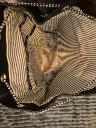 Mochila cuero sintético negro