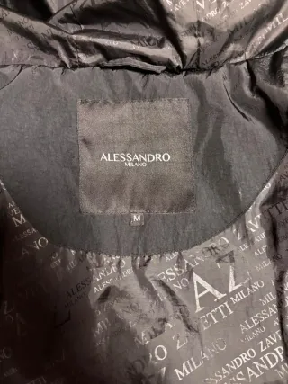 Chaquetón Alessandro Zavetti Negro Talla M