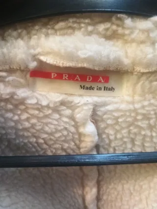 Cazadora Prada Beige y Blanca