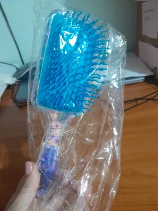 Spazzola per capelli Stitch con glitter