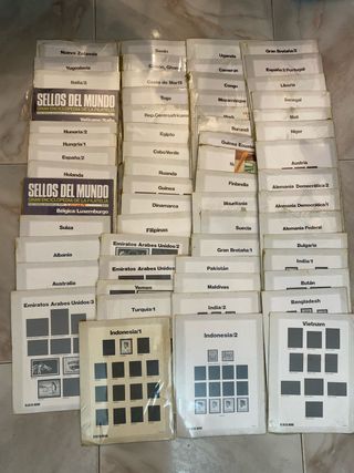 Lote Sellos Mundo Vietnam Indonesia Benin Uganda S