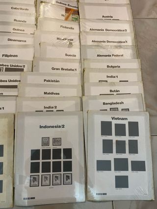 Lote Sellos Mundo Vietnam Indonesia Benin Uganda S