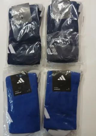 4 Calcetines Adidas Fútbol Talla 46-48