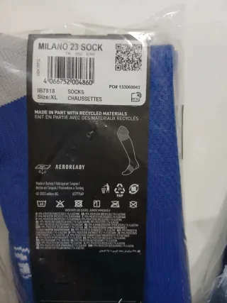 4 Calcetines Adidas Fútbol Talla 46-48