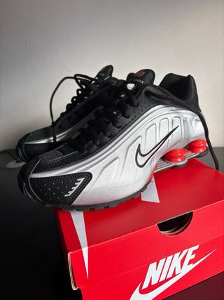 Scarpe Nike Shox Uomo Nero Argento