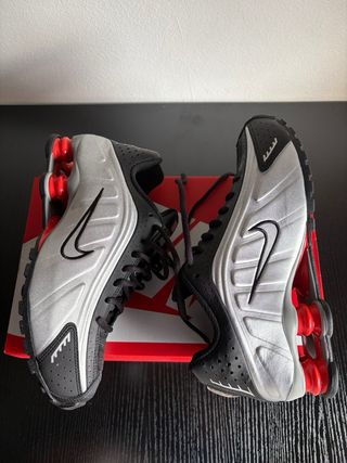 Scarpe Nike Shox Uomo Nero Argento