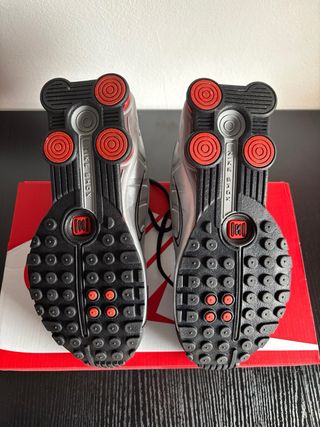 Scarpe Nike Shox Uomo Nero Argento