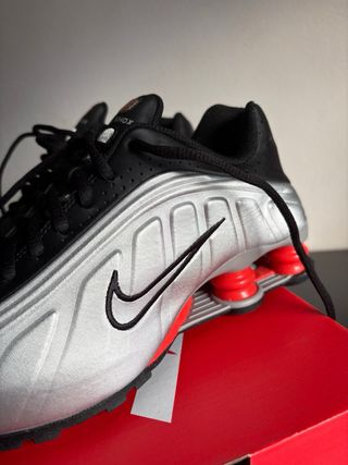 Scarpe Nike Shox Uomo Nero Argento