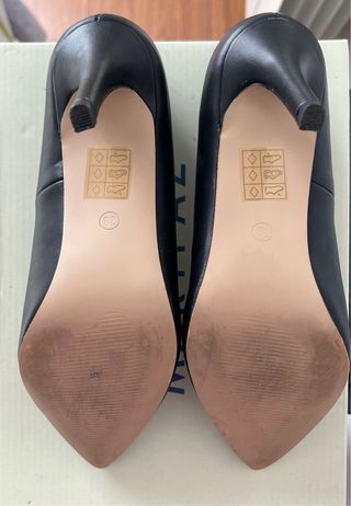 Tacones negros Marypaz – talla 38 – tacón 9 cm