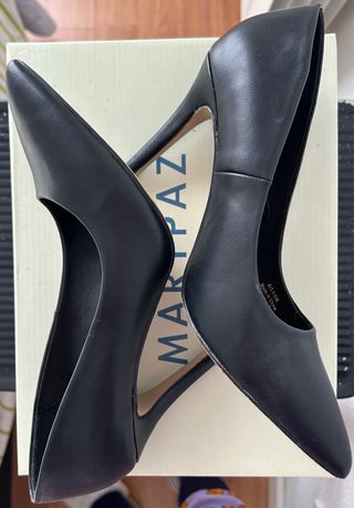 Tacones negros Marypaz – talla 38 – tacón 9 cm