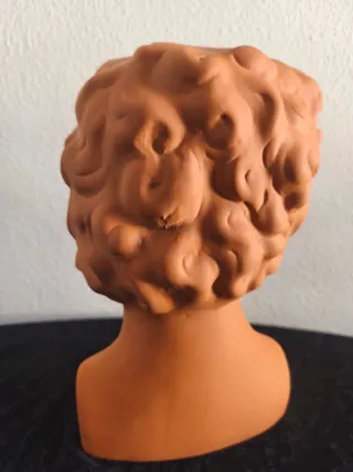 Maceta Cabeza Barro Terracota