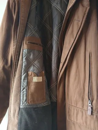 INFLUX Chaquetón Marrón Hombre Talla L