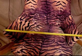 Sillón estampado animal print