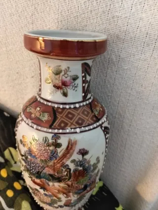 2 Jarrones Porcelana Chinos