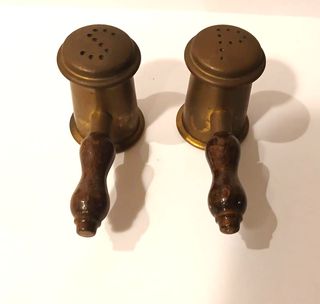 Set Sale Pepe Vintage Ottone e Legno