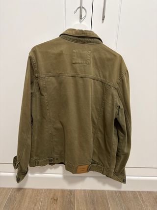 Chaqueta vaquera Pull&Bear oliva hombre