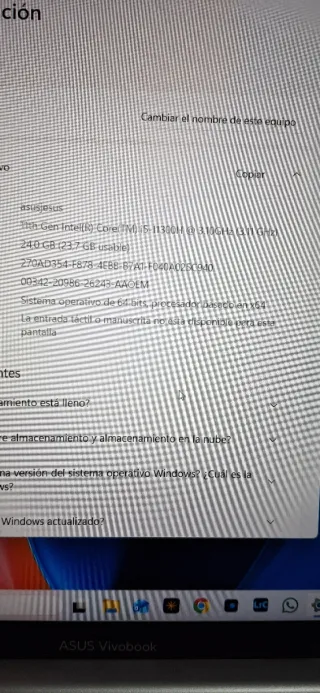 Asus Vivobook 15.6 i5 11300H 24GB RAM 512GB SSD