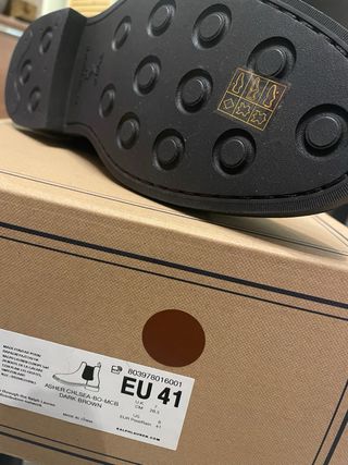 Botines de cuero marrones