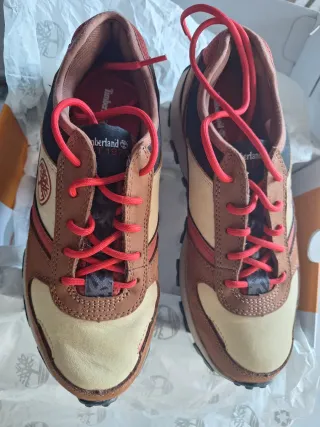 Zapatillas Timberland Marrón y Rojo
