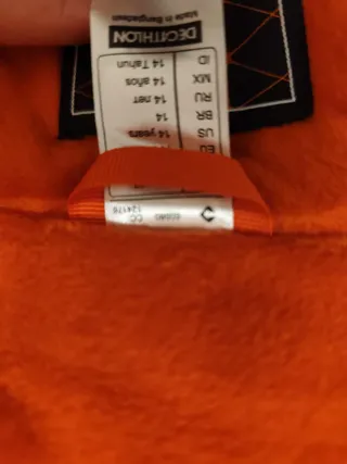 Mono de esquí naranja