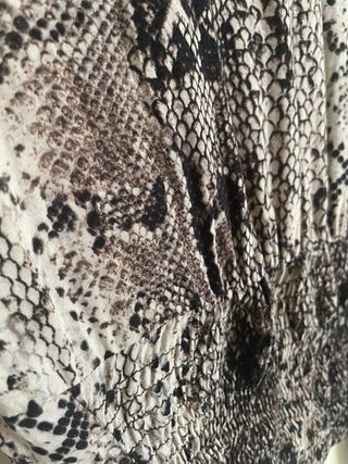 Blusa Zara Animal Print Manga Larga