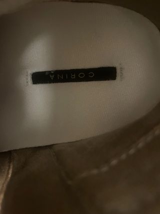 Zapatillas Botas Beige y Rosa