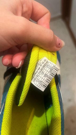 Zapatillas de clavos kalenji azules talla 40