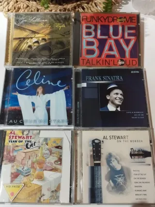 Lote 6 CDs: Joe Sullivan, Celine Dion, Sinatra