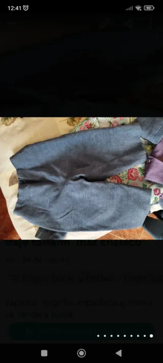 Traje Torrenti Niño Gris 9 Años