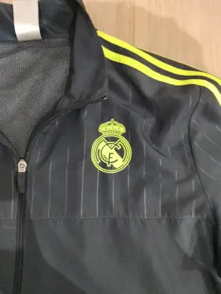 Chaqueta Adidas Real Madrid Azul y Amarillo