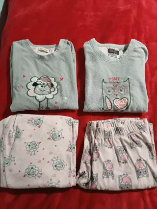 Pack 2 Pijamas Calentitos Ovejas y Búhos