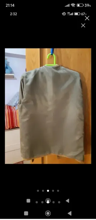 Chaqueta de ante para hombre