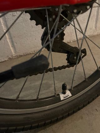 Bicicleta infantil WRC Sputnik Roja